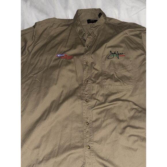 VINTAGE NHRA Winston Racing Pit Crew Shirt 2XL Embroidered John Force Racing - Picture 5 of 6